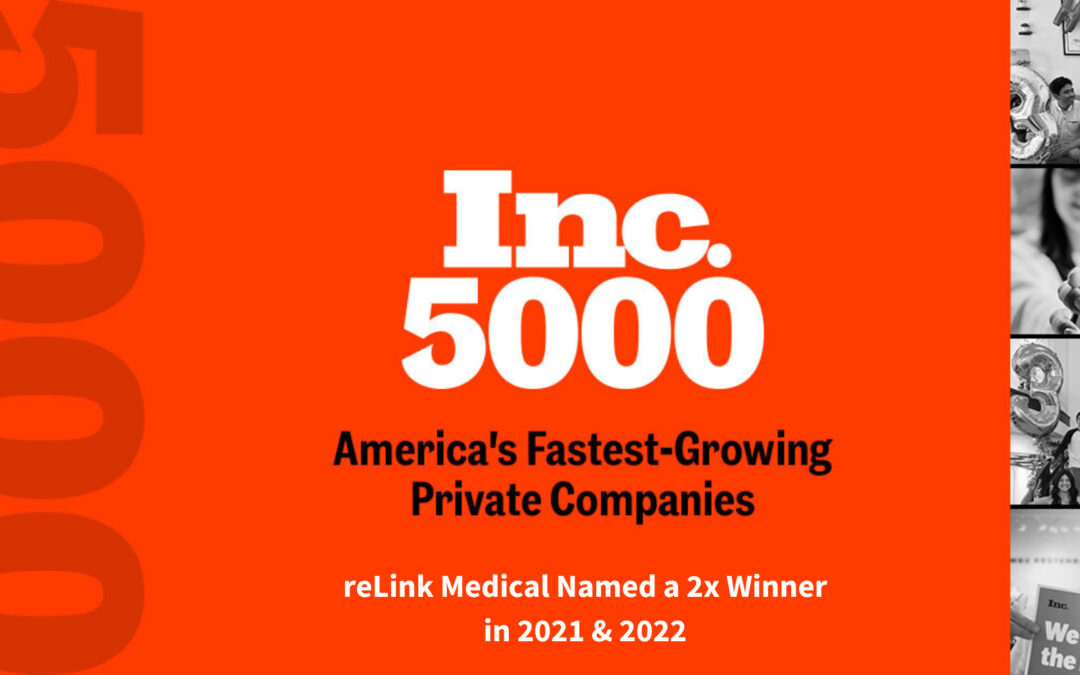 reLink Medical Wins Second Inc. 5000 Award